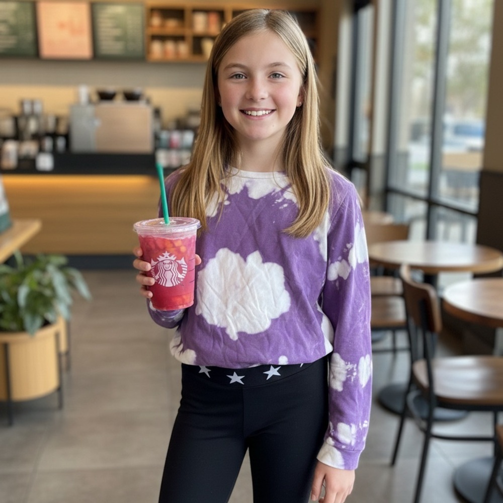 Revelation Purple Tie-Dye Long Sleeve Shirt - size L